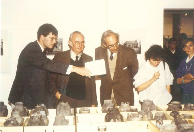 Egge Knol, Prof.dr. P. Schmid, Dr. Brandt, x, Ki van Impe