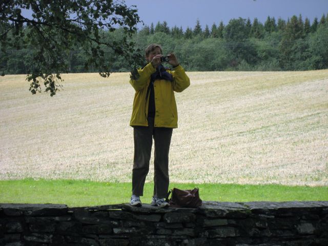 2007 Lise Bender Jørgensen nimmt Gruppenfoto